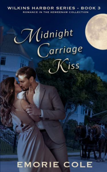 UPPAA Midnight carriage kiss by emily cole.