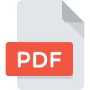 UPPAA Icon of a document with a folded corner and a red label reading "PDF" across the front, indicating a PDF file.
